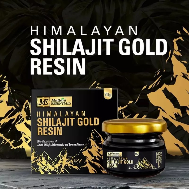 Multani Essentials Himalayan Shilajit Gold Resin (20g)