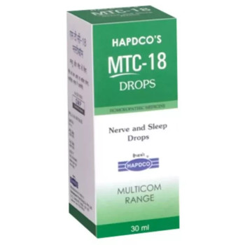 HAPDCO MTC-18 (Nerve And Sleep Drops) (30ml)