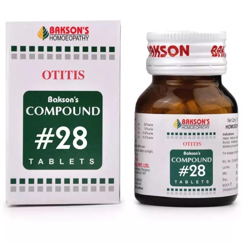 Bakson Compound No 28 (Otitis) (100tab)