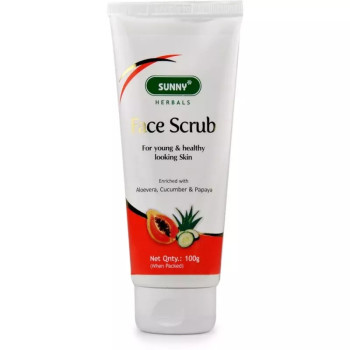 Bakson Sunny Face Scrub with Aloe Vera, Cucumber, Papaya (100g)