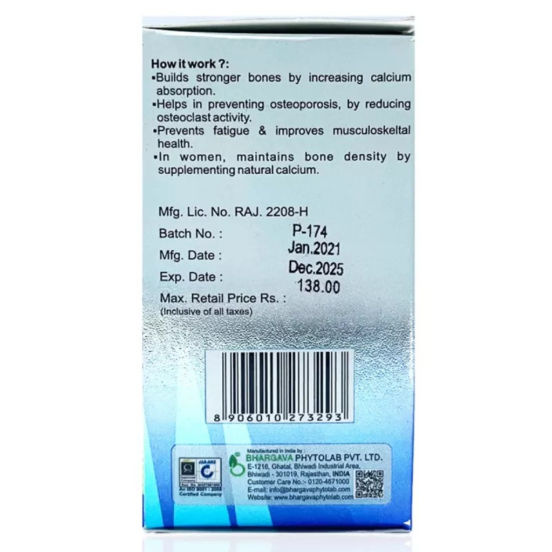 Bhargava Osteo Strong Tablets (25g)