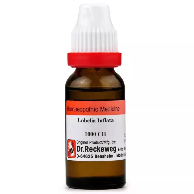 Dr Reckeweg Lobelia Inflata 1M (1000 CH) (11ml)