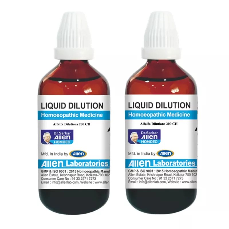 Allen Labs Alfalfa 200 CH (30ml, Pack of 2)