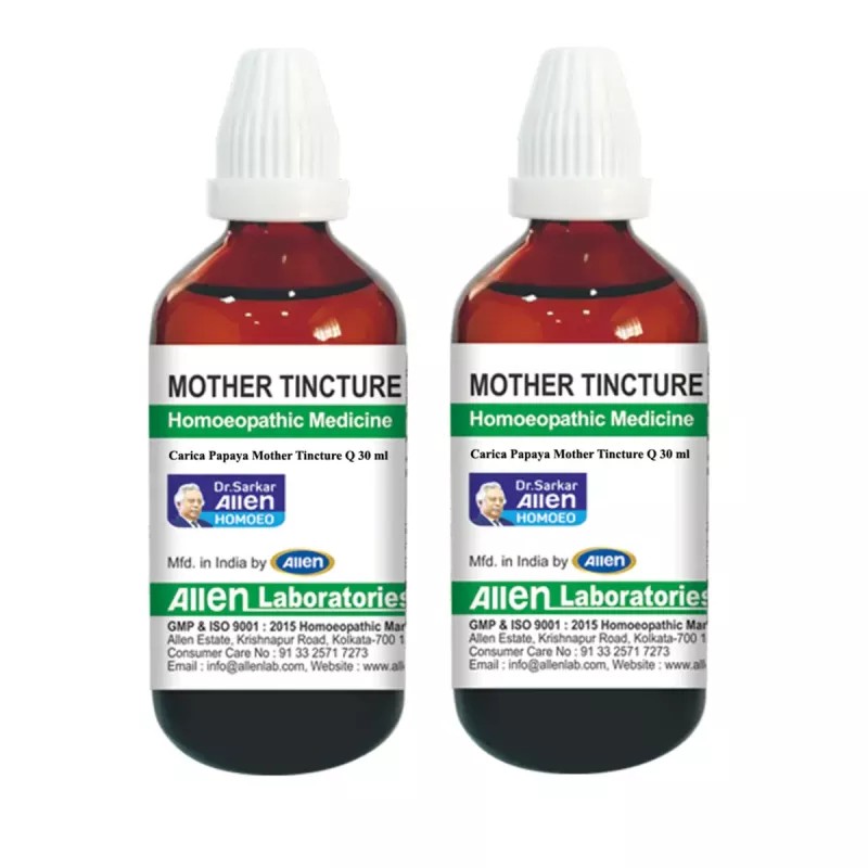 Allen Labs Carica Papaya 1X (Q) (30ml, Pack of 2)