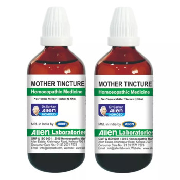 Allen Labs Nux Vomica 1X (Q) (30ml, Pack of 2)