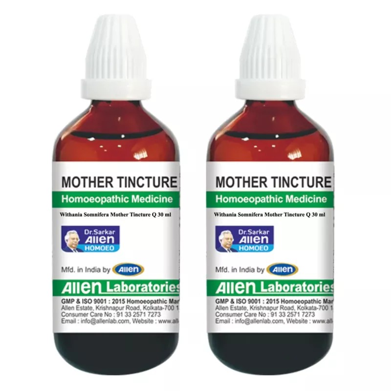 Allen Labs Withania Somnifera 1X (Q) (30ml, Pack of 2)