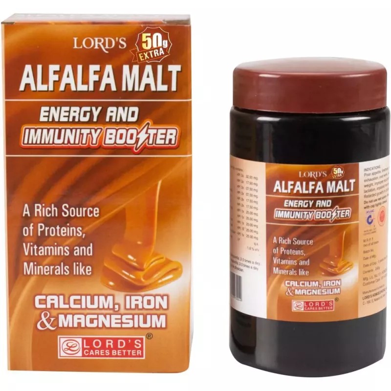 Lords Alfalfa Malt (Extra 50gm) (250g)
