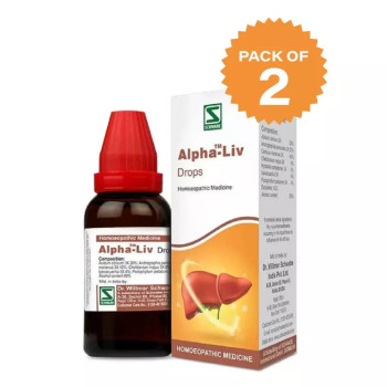 Willmar Schwabe India Alpha Liv Drops (30ml, Pack of 2)