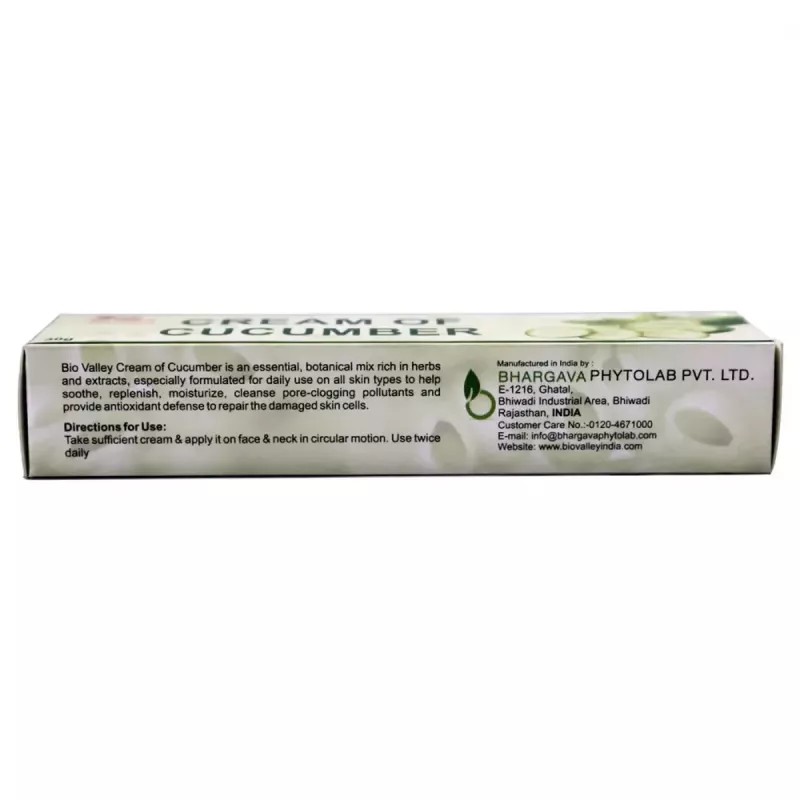 Bhargava Aloe Cucumber Cream (30g, Pack of 2)