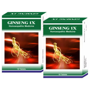 Bhargava Ginseng 1X Tablets (10tab, Pack of 2)
