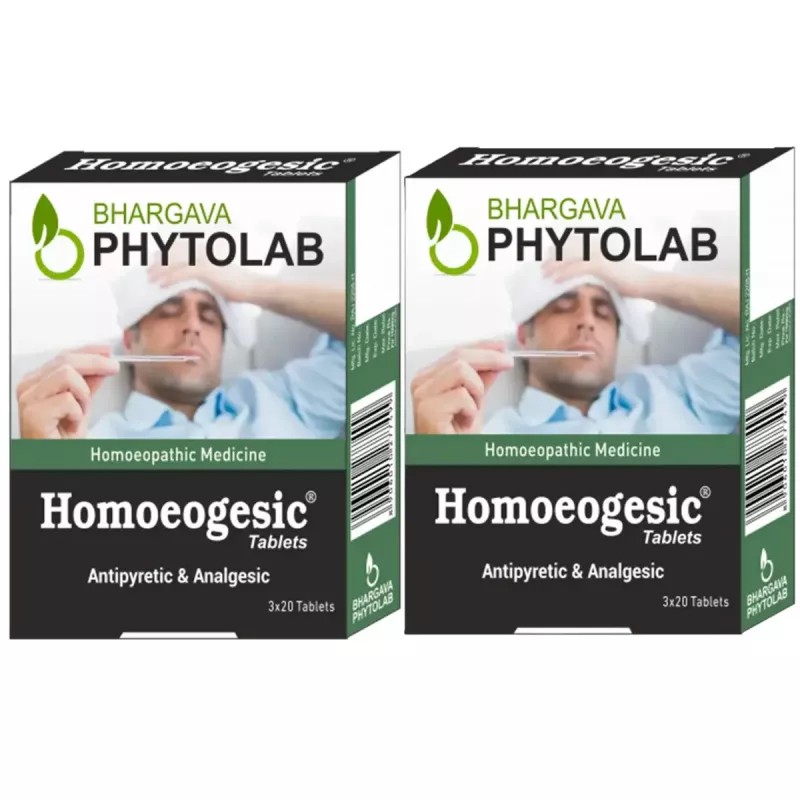 Bhargava Homoeogesic Tablets (60tab, Pack of 2)