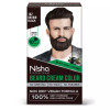 Nisha Beard Cream Color For Men 102 Black Brown (Developer 20g + Colorant 20ml) (40g)