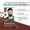 Nisha Beard Cream Color For Men 104 Natural Brown (Developer 60g + Colorant 60ml) (120g)