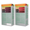 Nisha Creme Hair Color Combo Burgundy And Flame Red (Each (Color Cream 60g + Developer 60 + Conditioner 6ml) (1Pack)