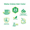Nisha Creme Hair Color Combo Burgundy And Flame Red (Each (Color Cream 60g + Developer 60 + Conditioner 6ml) (1Pack)