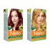 Nisha Creme Hair Color Combo Burgundy And Golden Blonde (Each (Color Cream 60g + Developer 60 + Conditioner 6ml) (1Pack)