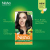 Nisha Creme Hair Color Combo Natural Black And Flame Red (Each (Color Cream 60g + Developer 60 + Conditioner 6ml) (1Pack)