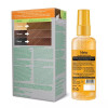 Nisha Creme Hair Color Dark Blonde And Argan Oil Hair Serum (Hair Color Developer 60g + Colorant 60ml + Conditioner 6ml) + 100ml Serum) (1Pack)