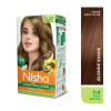 Nisha Creme Hair Color Dark Blonde And Argan Oil Hair Serum (Hair Color Developer 60g + Colorant 60ml + Conditioner 6ml) + 100ml Serum) (1Pack)