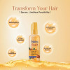 Nisha Creme Hair Color Dark Blonde And Argan Oil Hair Serum (Hair Color Developer 60g + Colorant 60ml + Conditioner 6ml) + 100ml Serum) (1Pack)