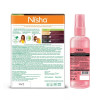 Nisha Creme Hair Color Dark Brown And Pink Hibiscus Hair Serum (Hair Color Developer 20g + Colorant 20ml) + 100ml Serum) (1Pack)