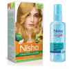 Nisha Creme Hair Color Golden Blonde And Pro Vitamin Hair Serum (Hair Color Developer 60g + Colorant 60ml + Conditioner 6ml) + 100ml Serum) (1Pack)