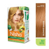 Nisha Creme Hair Color Golden Blonde And Pro Vitamin Hair Serum (Hair Color Developer 60g + Colorant 60ml + Conditioner 6ml) + 100ml Serum) (1Pack)