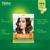Nisha Creme Hair Colour And Beard Colour Dark Brown Combo (Hair Color Developer 20g + Colorant 20ml) (Beard Color Developer 60g + Colorant 60ml) (1Pack)