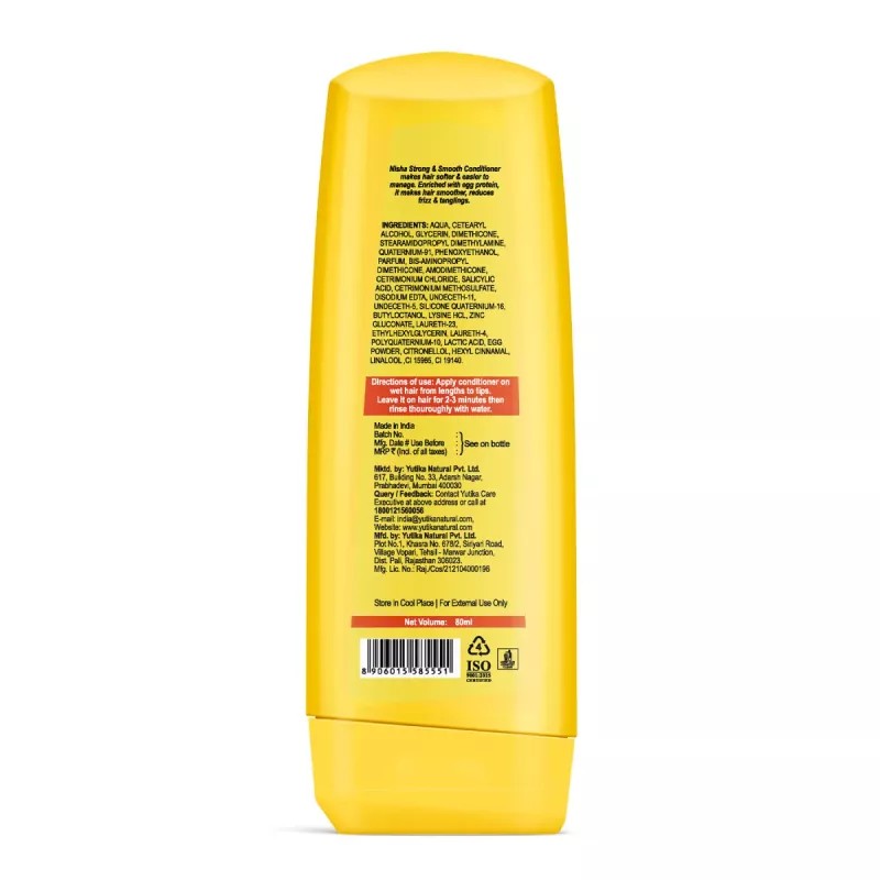 Nisha Egg Protein Conditioner (Bottle) (80ml, Pack of 3)