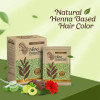 Nisha Nature Mate Henna Based Hair Color Dark Brown Powder (60g, Pack of 3)