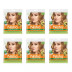 Nisha Creme Hair Color 7.3 Honey Blonde (Pouch Pack) (Colorant 20ml + Developer 20g) (1Pack, Pack of 6)