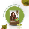 Nisha Henna Based Hair Color Natural Brown Powder (10g, Pack of 10)