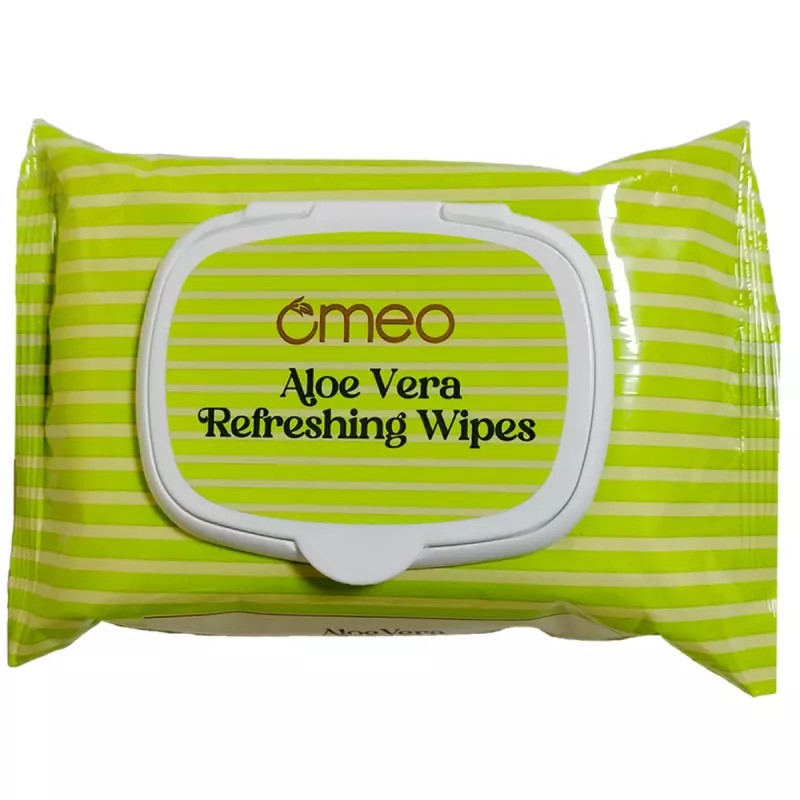 Omeo Aloe Vera Refreshing Wipes (15cmX20cm) (25pcs)