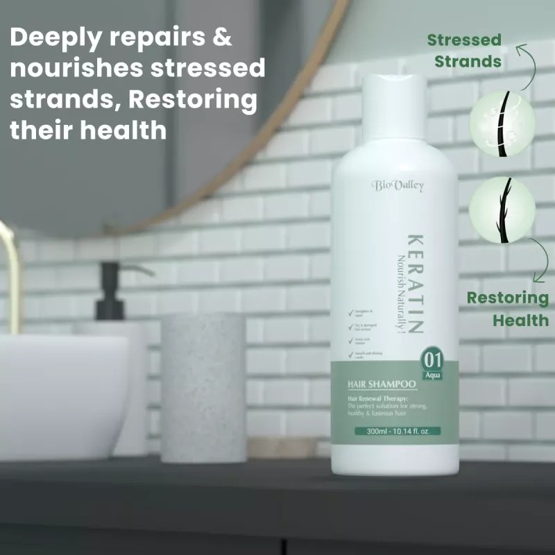Bio Valley Keratin Hair Shampoo (300ml)