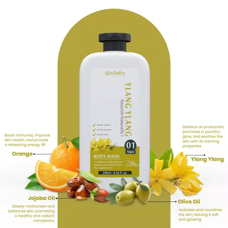 Bio Valley Ylang Ylang Body Wash (250ml)
