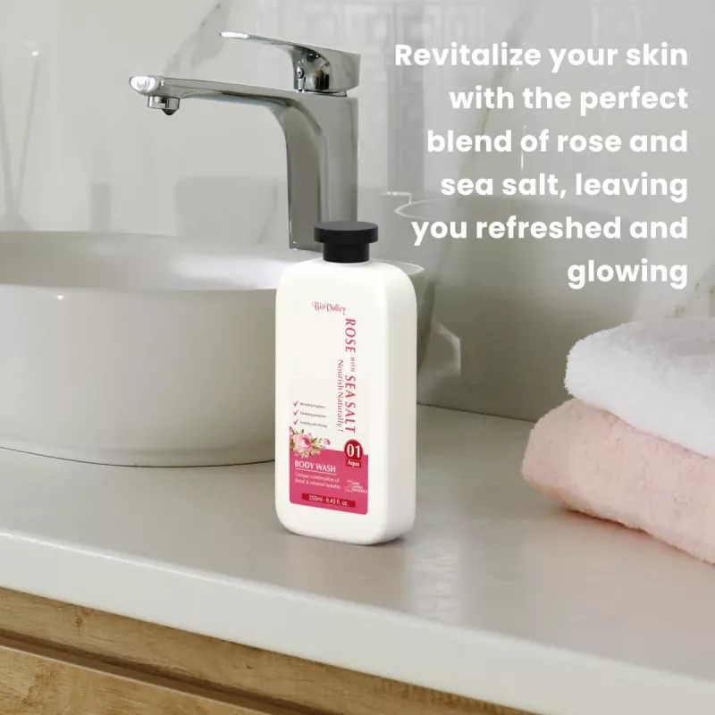 Bio Valley Rose With Sea Salt Body Wash (250ml)