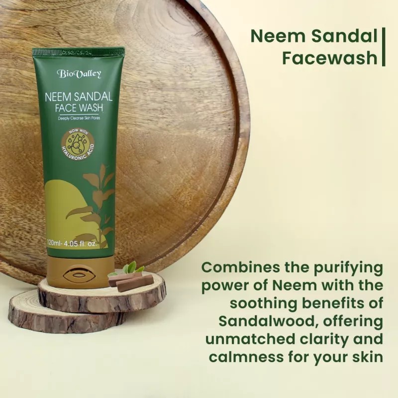 Bio Valley Neem Sandal Face Wash (120ml)