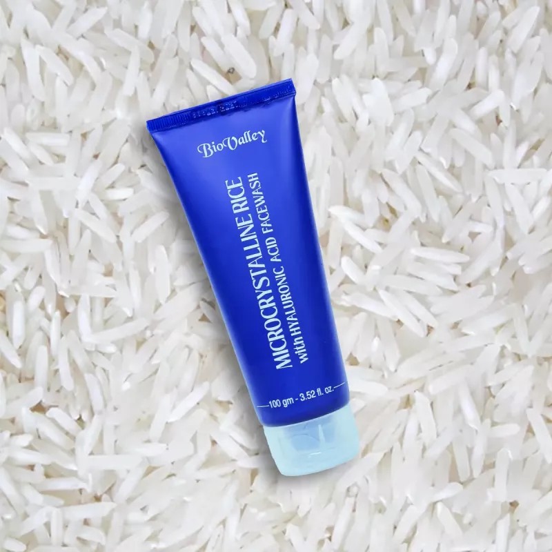 Bio Valley Microcrystalline Rice Face Wash (100g)