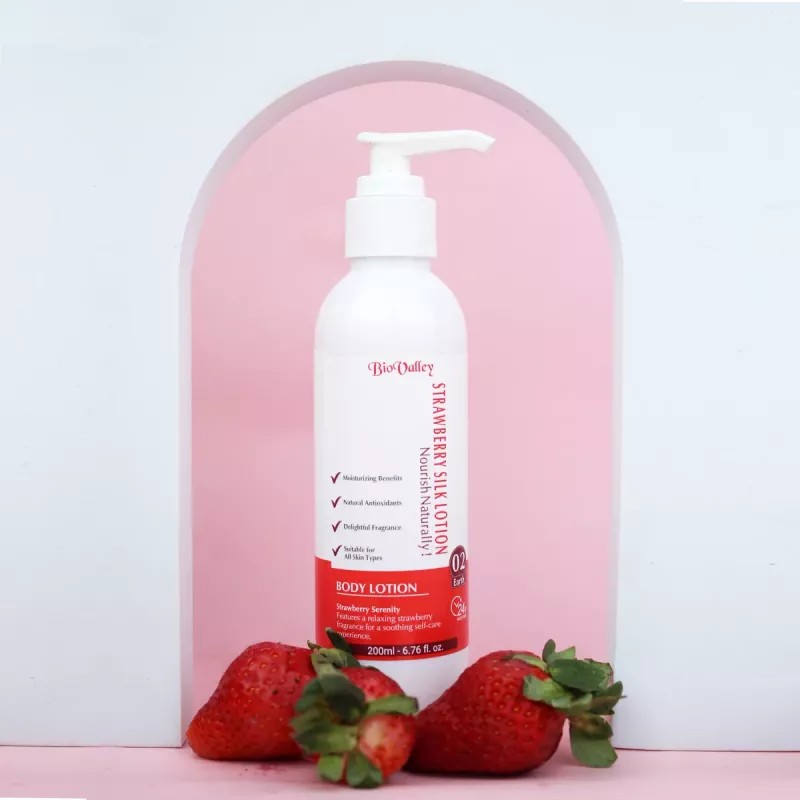 Bio Valley Strawberry Silk Body Lotion (200ml)