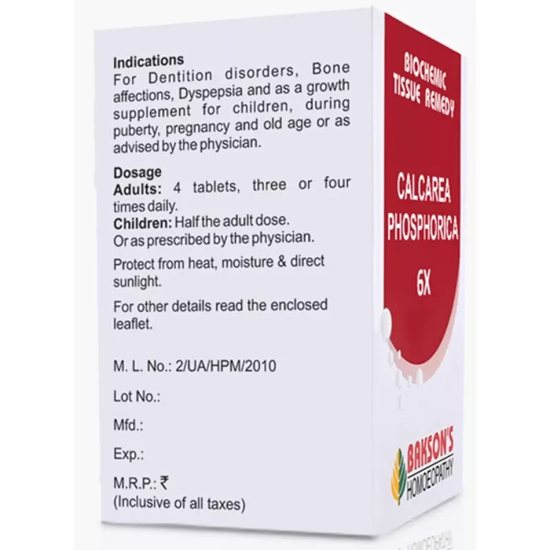 Bakson Calcarea Phosphorica 6X (25g)