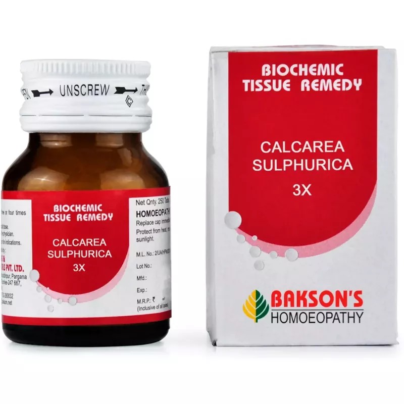 Bakson Calcarea Sulphurica 3X (25g)
