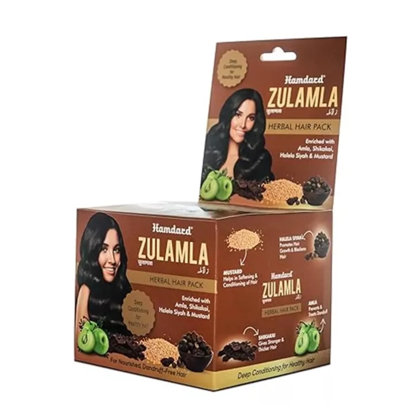 Hamdard Zulamla Herbal Hair Pack Sachet (Each 20g) (20Sachet)