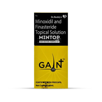 Dr Reddy Mintop Gain Hair Restore Formula Kit (10% w/v,0.1% w/v) (60ml)