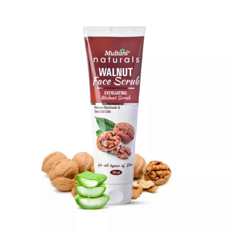 Multani Naturals Walnut Face Scrub (125ml)