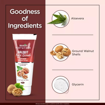 Multani Naturals Walnut Face Scrub (75ml)