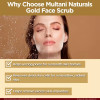 Multani Naturals Gold Face Scrub (25ml Extra) (100ml)