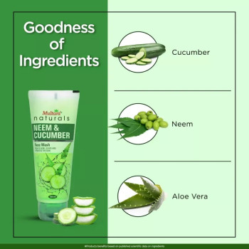 Multani Naturals Neem & Cucumber Face Wash (150ml)