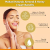 Multani Naturals Almond & Honey Nourishing Cream (500ml)