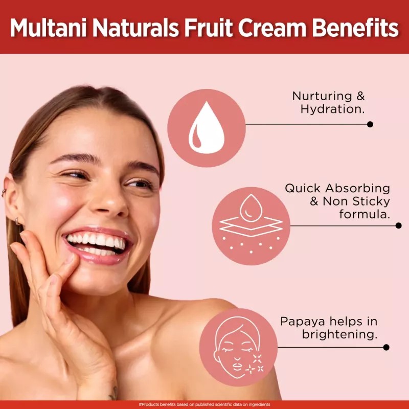 Multani Naturals Fruit Skin Cream (500ml)