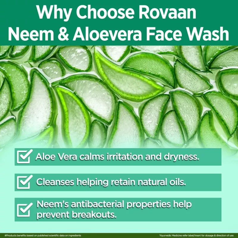 Multani Rovaan Neem & Aloe Vera Face Wash (100ml)